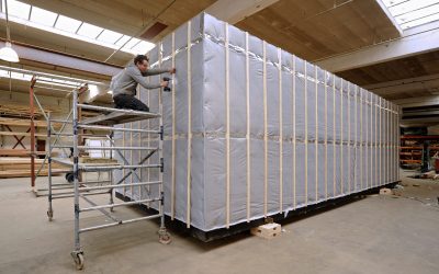 Houtskeletbouw isoleren